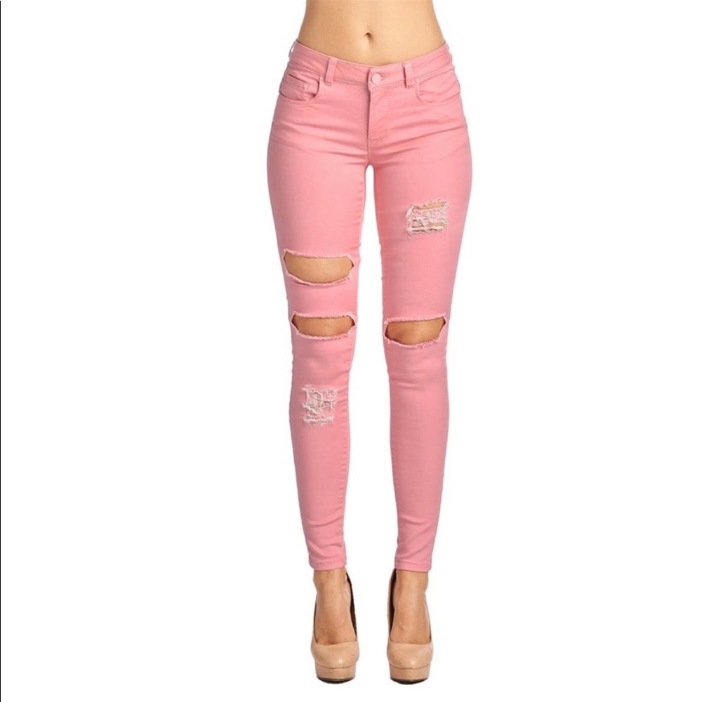 Blue Age size 9 pink (mabu) jeans cotton/spandex